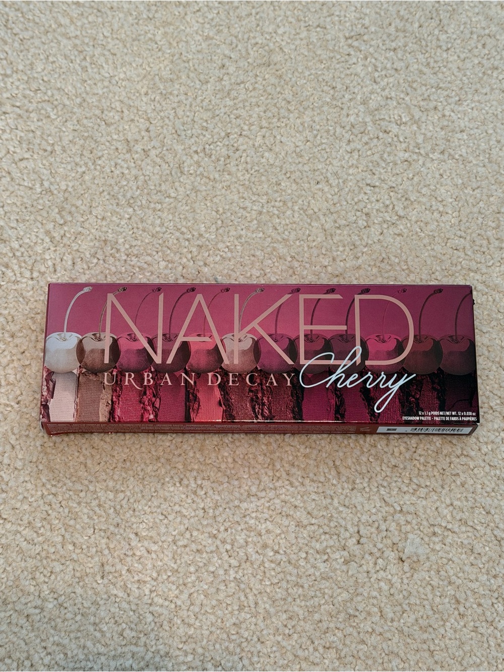 Urban Decay Cherry-Toned Eyeshadow Palette — Pink & Berry Shades